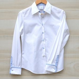 Brooks Brothers flip cuff button down shirt size 6